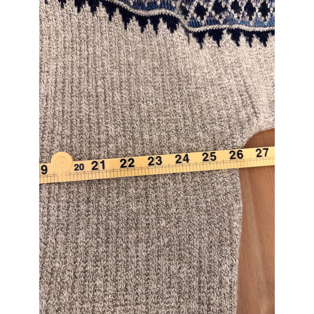 Lucky Brand 2X Southwestern Aztec Cardigan Sweater Boho Cotton Blend - Picture 8 of 9